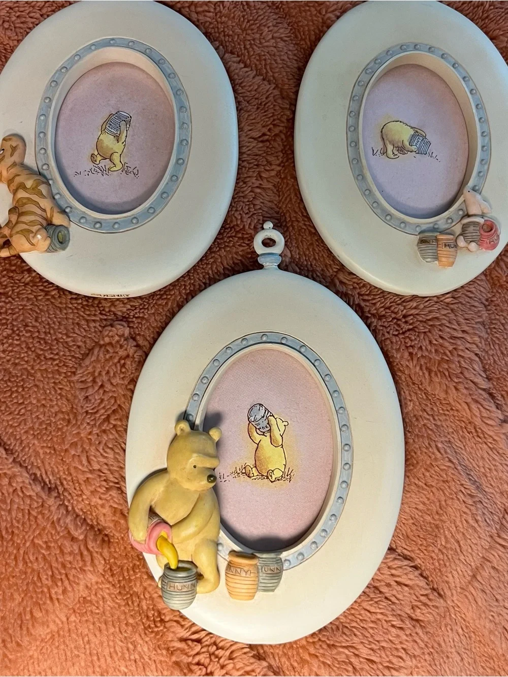 Michel & Company Disney Winnie the Pooh Portrait Collection Wall Frame Set of 3